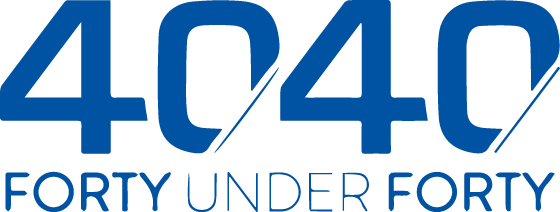 Forty under Forty Award logo