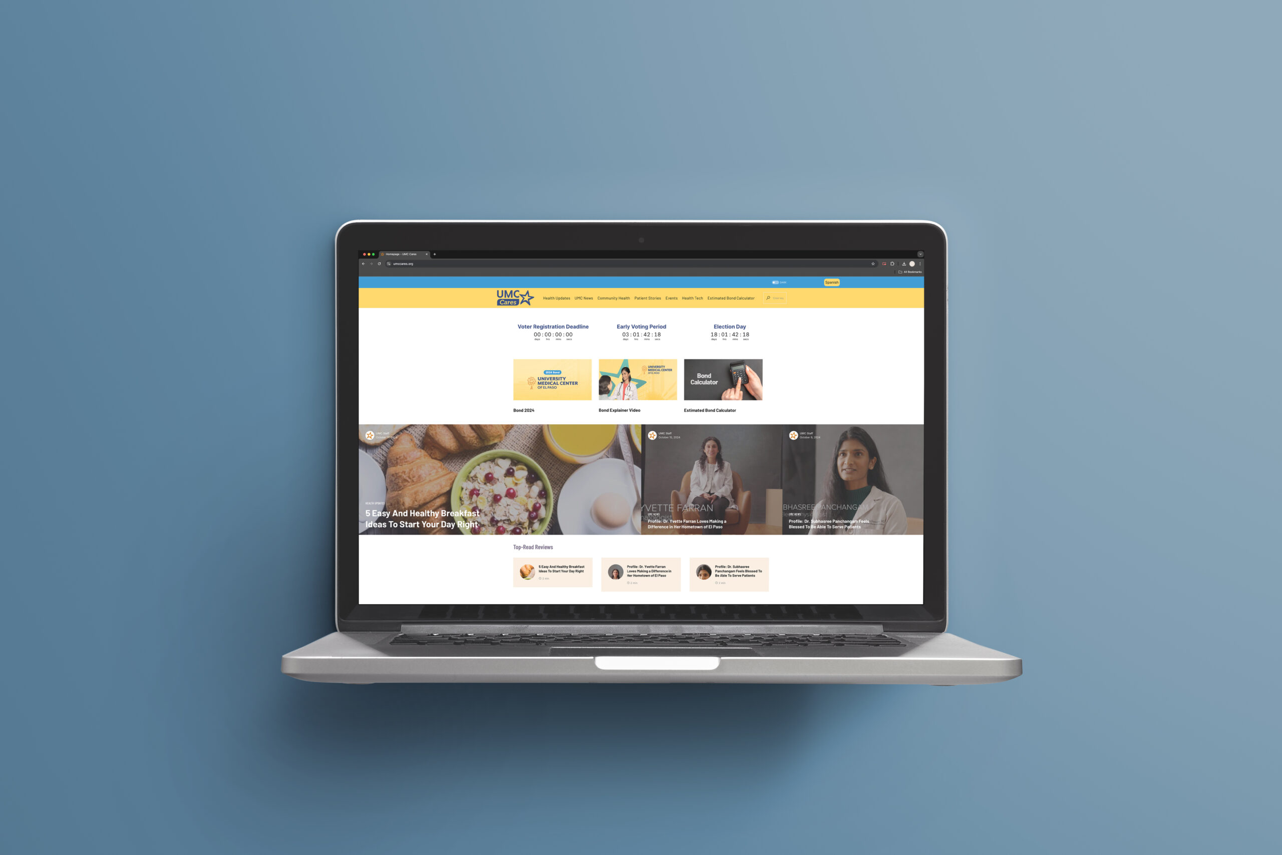UMC website AlamoPromise CS Mockup